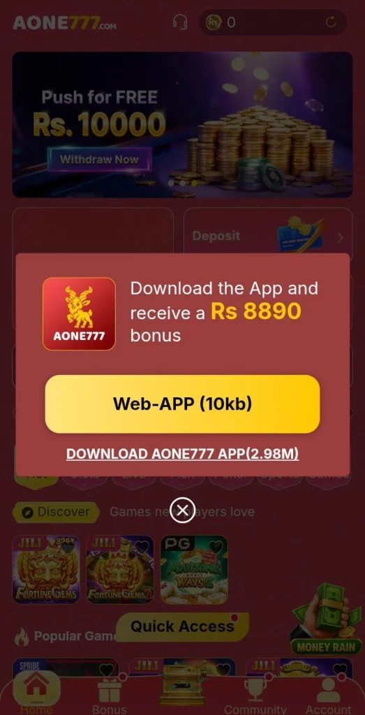 AONE777 Game APK