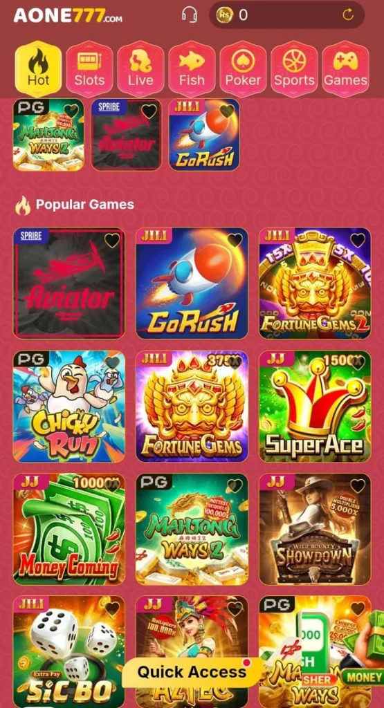 AONE777 Game APK